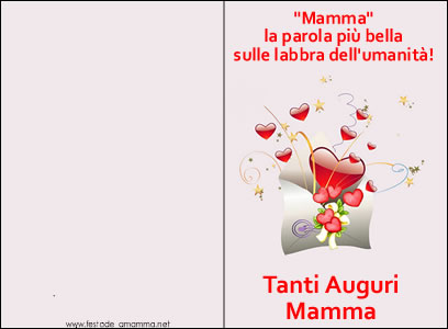 Biglietti festa mamma